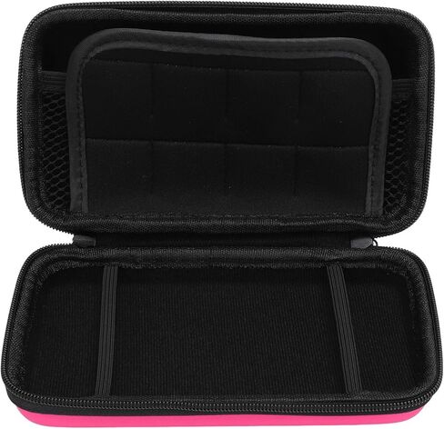 Game Console Carrying Case, Lightweight Large Storage Console Travel Case for 2DS LL (Pink) in Saudi Arabia