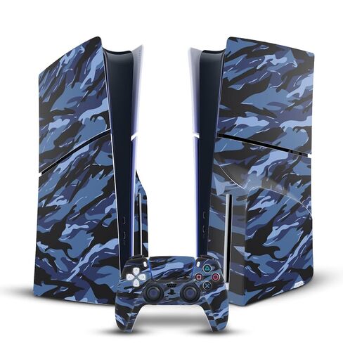Head Case Designs Brown And Green Camo Camouflage Vinyl Sticker Gaming Skin Decal Cover Compatible With Sony PlayStation 5 PS5 Slim Disc Edition Console & DualSense Controller in Saudi Arabia