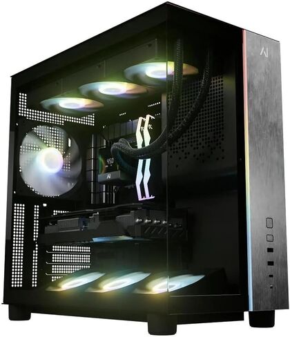 النخبة 50 V3 - RTX 5070 Ti 16 جيجا GDDR7 | Ryzen 7 9800X3D 4.7 جيجا هرتز (5.2 جيجا هرتز Turbo Boost) | 32 جيجابايت DDR5 6000 ميجا هرتز | 2 تيرابايت Gen4 SSD | 850 واط ذهبي PSU | معجبين ARGB | واي فاي + بي تي | فوز 11 in Kuwait
