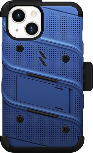 ZIZO Bolt Bundle لهاتف iPhone 14 (6.1) حافظة مع واقي شاشة ومسند وحافظة - أزرق in Saudi Arabia