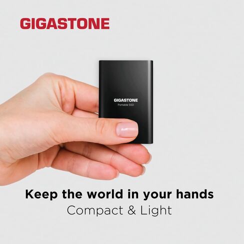جيجاستون 2 تيرابايت (2-حزمة) سرعة قراءة SSD خارجية 500 ميجابايت/ثانية USB 3.2 USB-C محرك أقراص الحالة الصلبة الخارجي المحمول، 3D NAND Ultra Slim Metal، لجهاز PS4 PC والكمبيوتر المحمول Mac Windows Linux Android Xbox One Smart TV in Saudi Arabia