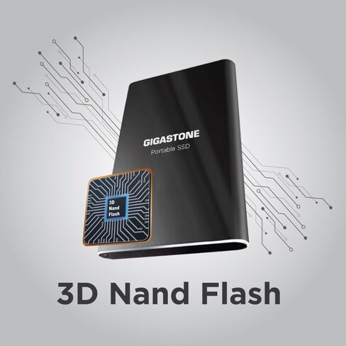 جيجاستون 2 تيرابايت (2-حزمة) سرعة قراءة SSD خارجية 500 ميجابايت/ثانية USB 3.2 USB-C محرك أقراص الحالة الصلبة الخارجي المحمول، 3D NAND Ultra Slim Metal، لجهاز PS4 PC والكمبيوتر المحمول Mac Windows Linux Android Xbox One Smart TV in Saudi Arabia