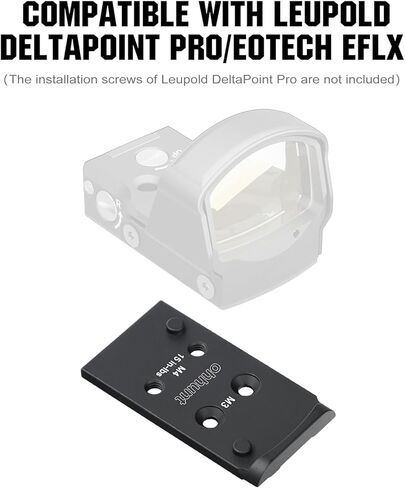 ohhunt Optic Adapter Plate Compatible with Leupold DeltaPoint Pro/EOTech EFLX, Compatible with Glock 17/19 MOS in Saudi Arabia