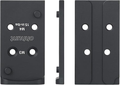 ohhunt Optic Adapter Plate Compatible with Leupold DeltaPoint Pro/EOTech EFLX, Compatible with Glock 17/19 MOS in Saudi Arabia