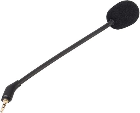 Detachable Mic Replacement for Astro A30 | 2.5mm Gold Plated Plug with Noise Reducing Foam, 360° Rotatable & Bendable Boom Arm for Clear Gaming Communication in Saudi Arabia