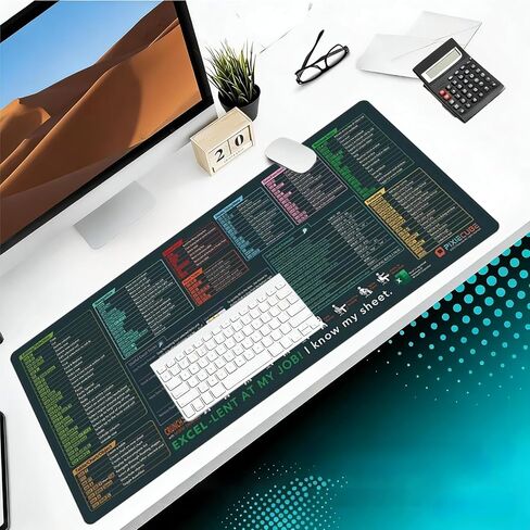 لوحة مفاتيح كبيرة ممتدة للوحة المفاتيح، لوحة مفاتيح إكسل، لوحة ماوس، حافة مخيطة غير قابلة للانزلاق in Kuwait