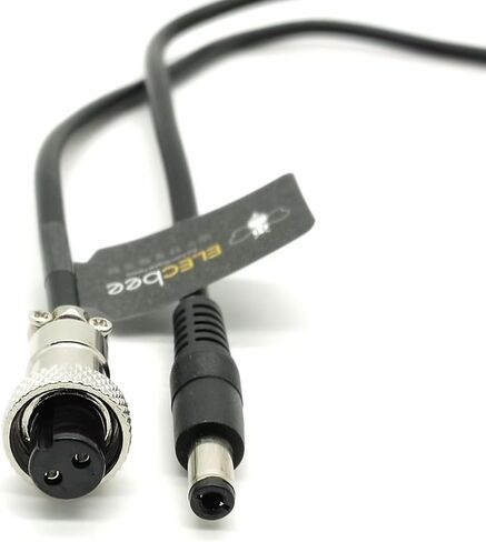 GX12 2 دبوس أنثى موصل إلى DC5.5 * 2.5 كابل 1M - 10A كابل الطاقة المستقيم للتطبيقات الصوتية والصناعية للطيران in Kuwait