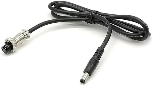 GX12 2 دبوس أنثى موصل إلى DC5.5 * 2.5 كابل 1M - 10A كابل الطاقة المستقيم للتطبيقات الصوتية والصناعية للطيران in Kuwait