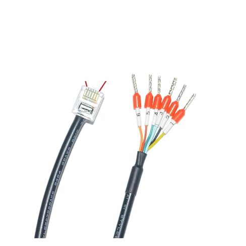 كابل اتصالات برمجة RJ9 RJ10 RJ11 RJ12 RJ45 4P4C 6P6C 8P8C مخصص RS232 RS485 RS422 PLC/العاكس/السائق (1.8 متر، مخصص RJ12 6P6C) in Saudi Arabia