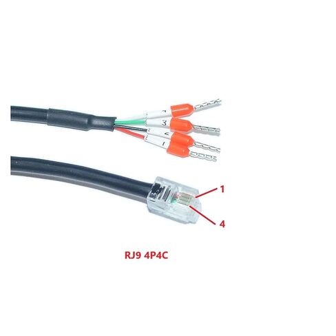 كابل اتصالات برمجة RJ9 RJ10 RJ11 RJ12 RJ45 4P4C 6P6C 8P8C مخصص RS232 RS485 RS422 PLC/العاكس/السائق (1.8 متر، مخصص RJ12 6P6C) in Saudi Arabia