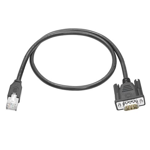 DB9 to RJ45 Console Cable 1.6FT, RJ45 Male to DB9 9Pin Female RS232 Serial Port Ethernet LAN Cable, for Networking Devices Server, Routers, Switches Testing/Debugging etc in Saudi Arabia