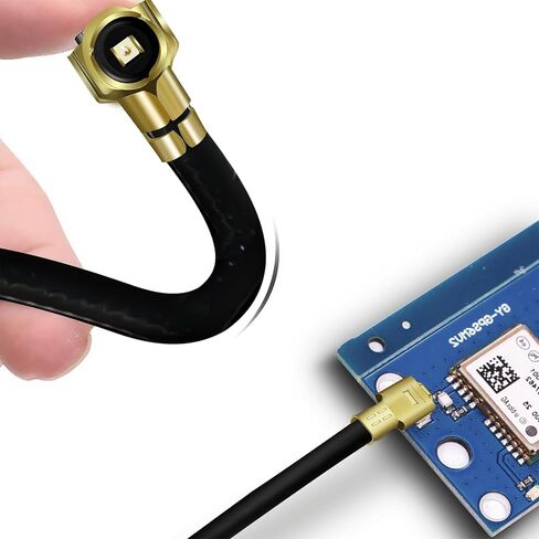 10 قطع من كابلات IPX IPEX-1 U.FL إلى SMA أنثى ذيل هوائي Wi-Fi محورية منخفضة الخسارة، 6 بوصات (15 سم) in Saudi Arabia