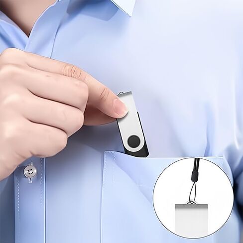 64GB USB Flash Drive, USB 2.0 Thumb Drives Jump Drive, High Capacity Memory Stick for Data Storage & Transfer, Black in Saudi Arabia