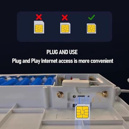 جهاز توجيه مودم 4G LTE يعمل بالطاقة الشمسية، نقطة اتصال واي فاي خارجية IP66 مع لوحة شمسية 15 وات لكاميرات أمان RV وشبكات المعدات (إصدار الولايات المتحدة) in Kuwait