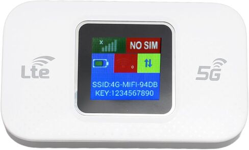 Dioche LTE Modem LTE 4G WiFi Modem 300Mbps HighSpeed ​​Wireless Router مناسب للهواتف المحمولة وأجهزة الكمبيوتر المحمولة والأجهزة اللوحية؛ يدعم ما يصل إلى 10 اتصالات الأجهزة؛ نقطة اتصال السفر المحمولة in Saudi Arabia