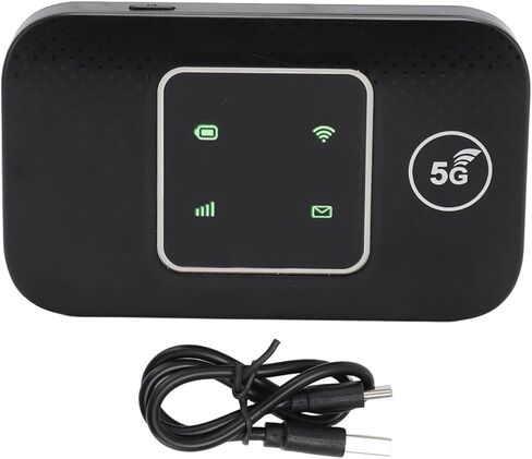 Dioche Portable WiFi Device 4G LTE Mobile WiFi Hotspot with SIM Card Slot – 150Mbps Speed, Support 10 Devices, 3000mAh Battery for Travel Use in Saudi Arabia