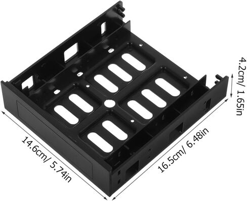jojofuny 3.5 بوصة إلى 5.25 بوصة Drive Bay Ssd Bracket مقاومة للحرارة ومضادة للكهرباء الساكنة مجموعة تركيب القرص الصلب in Kuwait