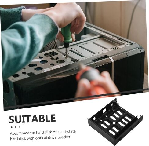 jojofuny 3.5 بوصة إلى 5.25 بوصة Drive Bay Ssd Bracket مقاومة للحرارة ومضادة للكهرباء الساكنة مجموعة تركيب القرص الصلب in Kuwait