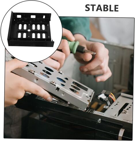 jojofuny 3.5 بوصة إلى 5.25 بوصة Drive Bay Ssd Bracket مقاومة للحرارة ومضادة للكهرباء الساكنة مجموعة تركيب القرص الصلب in Kuwait