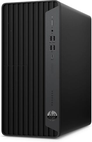 كمبيوتر HP ProDesk 600 G6 Tower Desktop Computer MT PC، Intel i5-10500، 256GB SSD، 16GB RAM، Windows 11 Pro، Wi-Fi + Bluetooth، لوحة المفاتيح والماوس، كمبيوتر Minitower المنزلي أو المكتبي (متجدد) in Kuwait