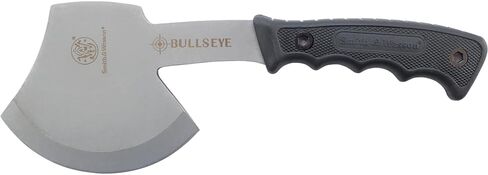 Smith & Wesson Bullseye Hatchet and Fixed Blade Guthook Knife Combo with S.S. Blade and Rubber Handle for Outdoor, Tactical, Survival and Everyday Carry in Saudi Arabia