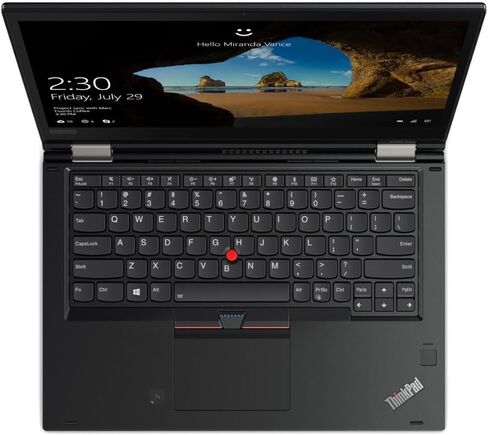 لاب توب لينوفو ثينك باد X380 يوجا 2 في 1، شاشة لمس 13.3 بوصة فل اتش دي، كور i5-8350، 16 جيجا DDR4، 256 جيجا اس اس دي، قارئ بصمات الأصابع، لوحة مفاتيح بإضاءة خلفية، ويندوز 11 برو (متجدد) in Kuwait
