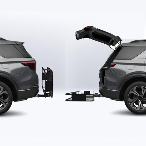 FORWODE 60x20x6 Hitch Cargo Carrier for 2 Inch Receiver, 500LB Capacity Hitch Mount Cargo Rack Carrier, Folding Hitch Cargo Basket with Antirust Coat in Saudi Arabia