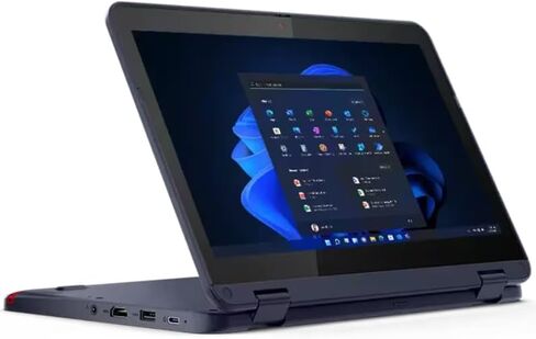 Lenovo 300w Gen 3 11.6" HD Touch 2-in-1 Laptop, AMD 3015e, 4GB DDR4 RAM, 64GB eMMC, Windows 11 Pro, Abyss Blue (Model 82J1000HUS) (300w) in Saudi Arabia