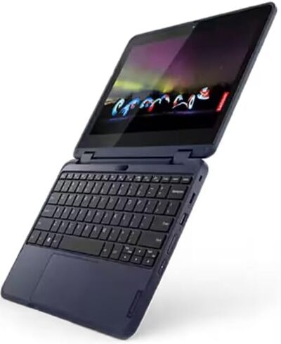 Lenovo 300w Gen 3 11.6" HD Touch 2-in-1 Laptop, AMD 3015e, 4GB DDR4 RAM, 64GB eMMC, Windows 11 Pro, Abyss Blue (Model 82J1000HUS) (300w) in Saudi Arabia