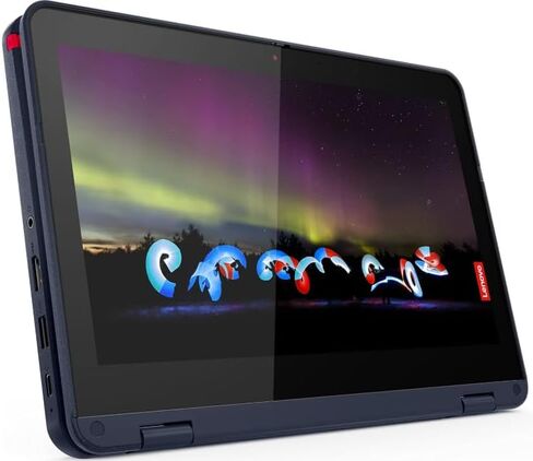 Lenovo 300w Gen 3 11.6" HD Touch 2-in-1 Laptop, AMD 3015e, 4GB DDR4 RAM, 64GB eMMC, Windows 11 Pro, Abyss Blue (Model 82J1000HUS) (300w) in Saudi Arabia