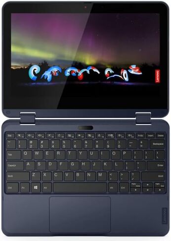 Lenovo 300w Gen 3 11.6" HD Touch 2-in-1 Laptop, AMD 3015e, 4GB DDR4 RAM, 64GB eMMC, Windows 11 Pro, Abyss Blue (Model 82J1000HUS) (300w) in Saudi Arabia