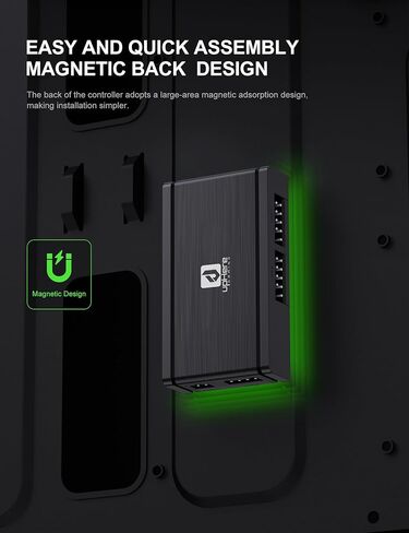 Internal USB 2.0 Hub 9-Pin 1 to 4 Motherboard USB Hub with SATA Power & Magnetic Backplate Support ARGB PWM Fans LCD Liquid Cooler & Custom Loop Monitoring for PC Modders & Enthusiasts in Saudi Arabia