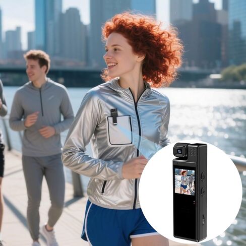 L9 Mini Body Camera, Night Vision, 180° Rotating Lens, Motion Detection, Portable Sports and WiFi Camera with Recording in Saudi Arabia