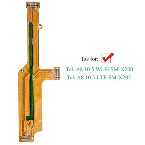 ubrokeifixit Galaxy Tab A8 X205 Motherboard Mainboard Connector Flex Cable Replacement for Samsung Galaxy Tab A8 10.5 SM-X200 X205 2021 (Yellow-X205) in Saudi Arabia