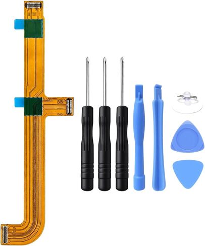 Ubrokeifixit Tab A9 Plus X215 موصل اللوحة الرئيسية شاشة LCD استبدال كابل مرن لهاتف Samsung Galaxy Tab A9+ SM-X210 X215 X216 (أصفر-X215) in Saudi Arabia
