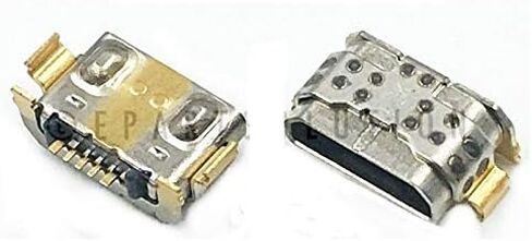 ePartSolution_2X Micro USB Charger Charging Port Dock Connector USB Port for Samsung Galaxy Tab A 8.0 SM-T295 T295 Replacement Part USA in Saudi Arabia