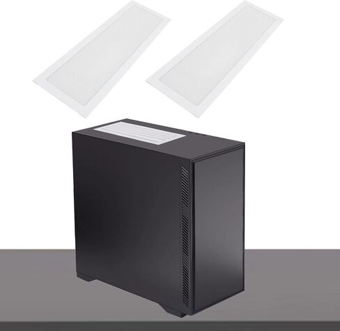 360mm x 120mm PC Case Dust Mesh Filter, PVC Computer PC Case Dust Proof Filter, Magnetic Frame Proof Covers for Computer Fan (White) in Saudi Arabia