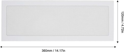 360mm x 120mm PC Case Dust Mesh Filter, PVC Computer PC Case Dust Proof Filter, Magnetic Frame Proof Covers for Computer Fan (White) in Saudi Arabia