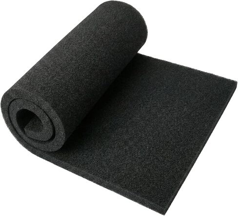 Foam Air Filter Material Sheet 15" X 18" X 5/8", 65-PPI Air Filter Foam, Reusable Filter Material for Most Motorcycle ATV Scooters, Dirt Bike, SXS, UTV Black (Black) in Saudi Arabia