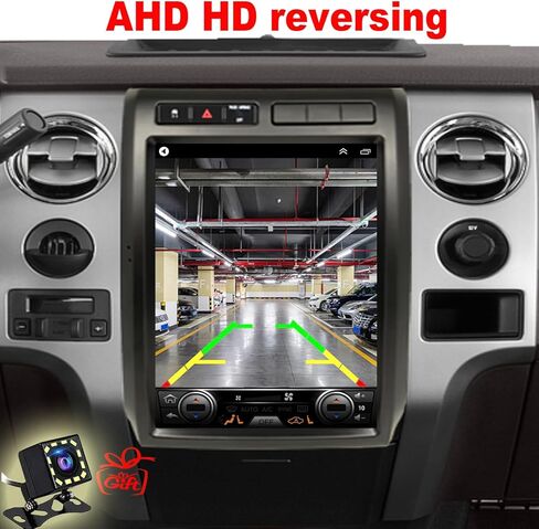 لراديو Ford F150 2009 2010 2011 2012 ترقية، نظام ستيريو وحدة المعالجة المركزية 8 النواة، شاشة لمس 12.1 بوصة، Carplay وAndroid Auto، كاميرا مجانية (تناسب التيار المتردد اليدوي فقط!) in Kuwait