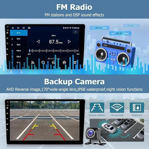 راديو أندرويد لسيارة شيفروليه سيلفرادو 1500 2500 3500 2008-2013 مع Carplay اللاسلكي/Android Auto، راديو السيارة ستيريو 10 بوصة شاشة تعمل باللمس لكورولا مع نظام ملاحة GPS/بلوتوث/كاميرا احتياطية 2+32 جيجا in Kuwait