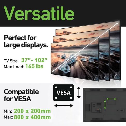 حامل تثبيت على الحائط للتلفزيون المسطح فائق النحافة لهاتف سامسونج 55 بوصة فئة الإطار سلسلة LED 4K UHD Smart Tizen (QN55LS03AAFXZA) منخفض 1.4، FLUSH2021-160 in Kuwait