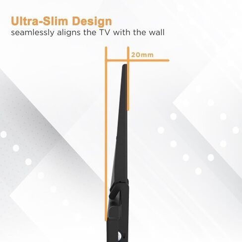 حامل تثبيت على الحائط للتلفزيون المسطح فائق النحافة لهاتف سامسونج 55 بوصة فئة الإطار سلسلة LED 4K UHD Smart Tizen (QN55LS03AAFXZA) منخفض 1.4، FLUSH2021-160 in Kuwait
