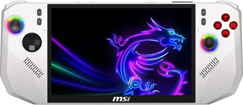 EXCaliberPC [2026] MSI Claw A8 BZ2EM-070US (AMD Ryzen Z2 Extreme، ذاكرة الوصول العشوائي 24 جيجابايت، 1 تيرابايت NVMe SSD، 8 بوصة FHD+ 120 هرتز، Windows 11) محمول للألعاب - أبيض in Kuwait