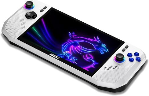 EXCaliberPC [2026] MSI Claw A8 BZ2EM-070US (AMD Ryzen Z2 Extreme، ذاكرة الوصول العشوائي 24 جيجابايت، 1 تيرابايت NVMe SSD، 8 بوصة FHD+ 120 هرتز، Windows 11) محمول للألعاب - أبيض in Kuwait