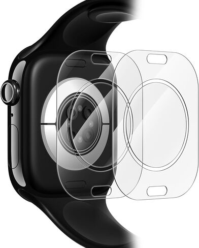 واقي خلفي Suoman لساعة Apple 42 مم، واقي خلفي عالي الدقة 2 في 1 وواقي مستشعر خلفي، درع غشاء مرن مضاد للخدش - لسلسلة iWatch 11/10 42 مم in Saudi Arabia