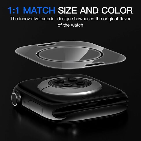 Suoman Back Protector for Apple Watch 42mm,2-in-1 HD Back Protector & Back Sensor Protector, Anti-Scratch Flexible Film Shield -for iWatch Series 11/10 42mm in Saudi Arabia
