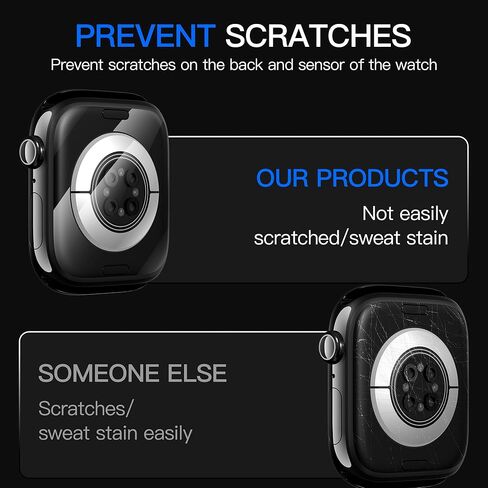 Suoman Back Protector for Apple Watch 42mm,2-in-1 HD Back Protector & Back Sensor Protector, Anti-Scratch Flexible Film Shield -for iWatch Series 11/10 42mm in Saudi Arabia