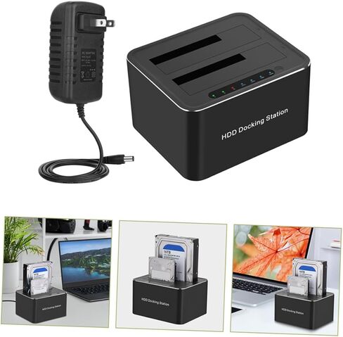 قاعدة القرص الصلب jojofuny قارئ قاعدة تخزين Ssd خارجي لا يتطلب سائق، يدعم وظيفة استنساخ USB، قابس أمريكي in Kuwait