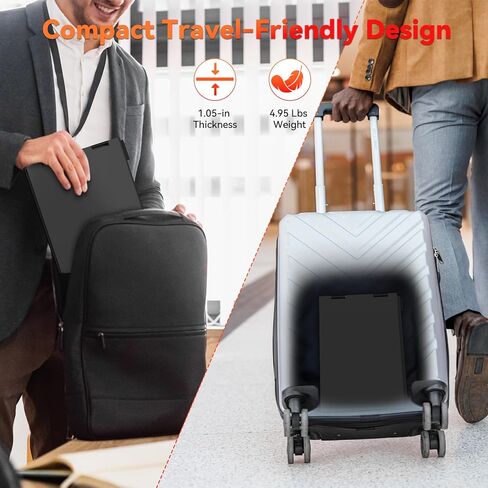 موسع شاشة الكمبيوتر المحمول HotYeah (Windows فقط)، شاشة مزدوجة ممتدة 15.6 بوصة 1080 بكسل، شاشة سفر USB-C لأجهزة الكمبيوتر المحمول مقاس 12-17 بوصة، شاشة محمولة ثلاثية مع مسند ودوران 240 درجة، اتصال كابل واحد in Kuwait